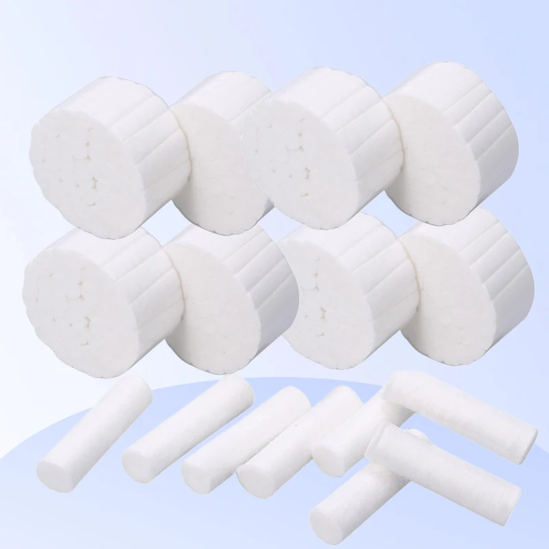 

400/1000pcs Dental Medical Surgical Cotton Rolls Tooth Gem Cotton Roll Dentist Supplies Teeth Whitening