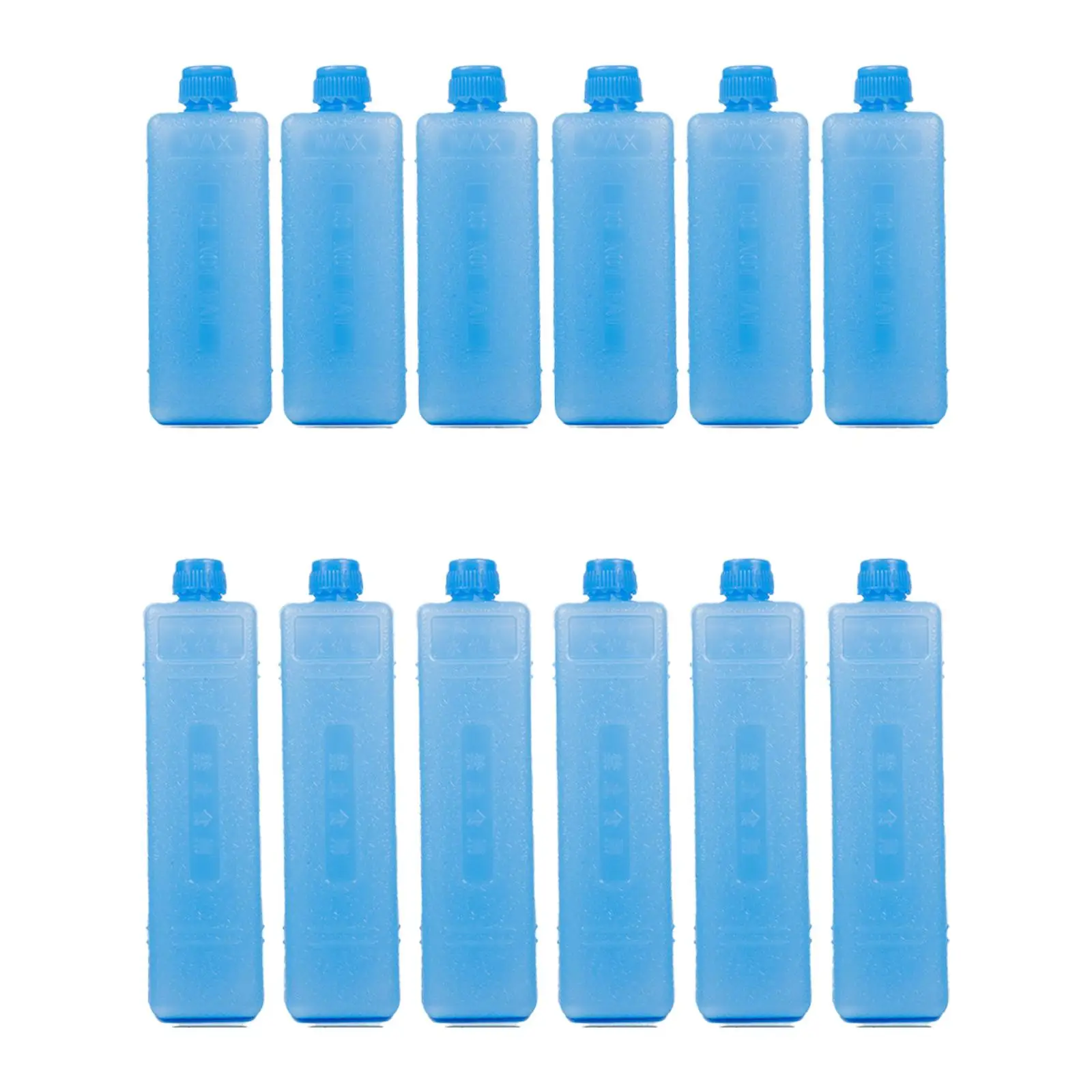 6 Pieces Reusable Ice Packs for Food Drink Cooling Ice Blocks for Hiking Picnic Beach Travel Ice Freezer Blocks Ice Brick Packs image 3