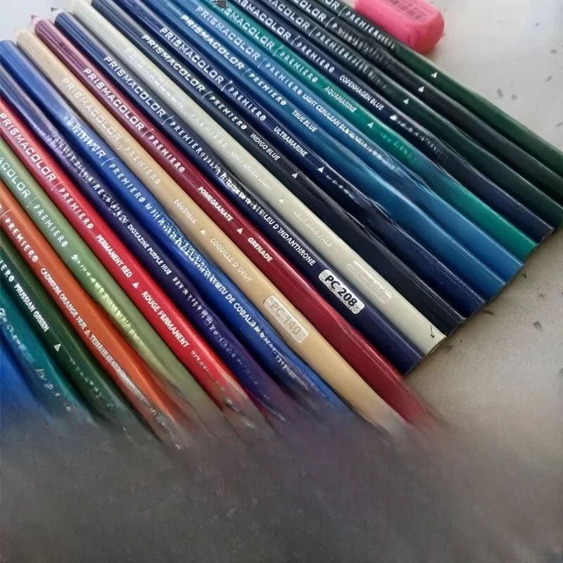 PRISMACOLOR Art profesjonalne tłuste kredki jednokolorowe Lapis de cor rysunek kolorowe ołówki PC927/938/1092/1093 — zdjęcie produktu 7