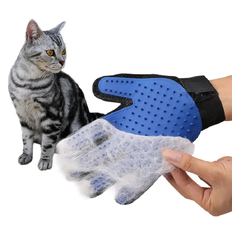 Pet Knomi pet hair care gloves two-handed type set of 3 colors