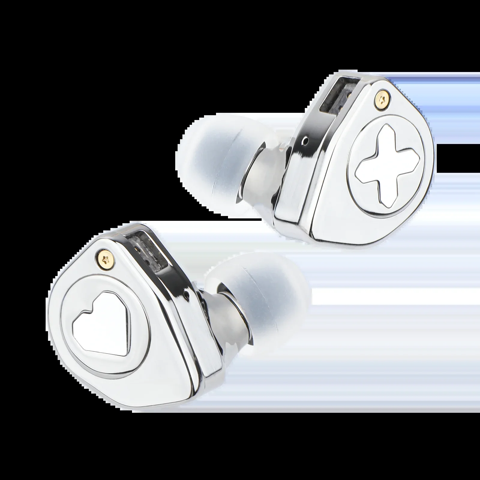 SIMGOT EW300 1DD+1Planar+1PZT Hybrydowy sterownik IEM Słuchawki HIFI z odłączanymi dyszami Posrebrzany kabel OFC IEM dla muzyka — zdjęcie produktu 7