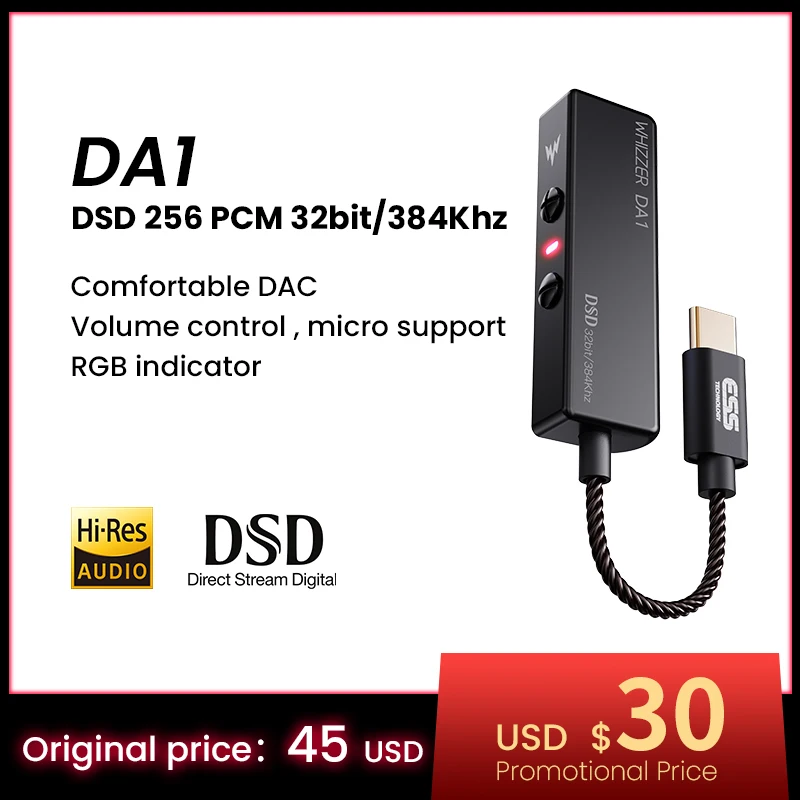 مُحسِّن الصوت عبر USB: تقييم ونصائح لاستخدام مُضخِّم الصوت Whizzer DA1