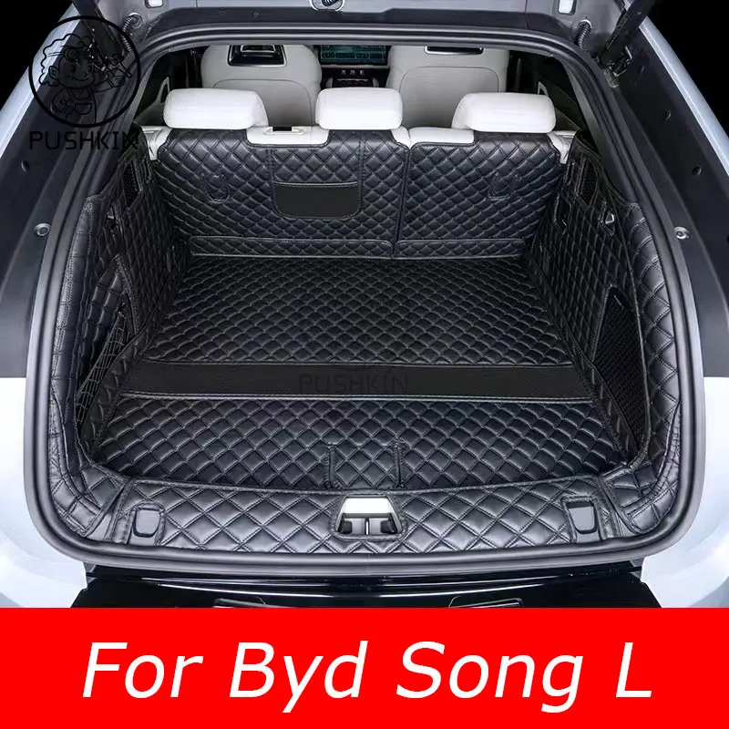 

Автомобильная подкладка для груза для BYD Song L EV 2024 2025, аксессуары, водонепроницаемая защита, автомат, коврики для багажника, автомобильные аксессуары