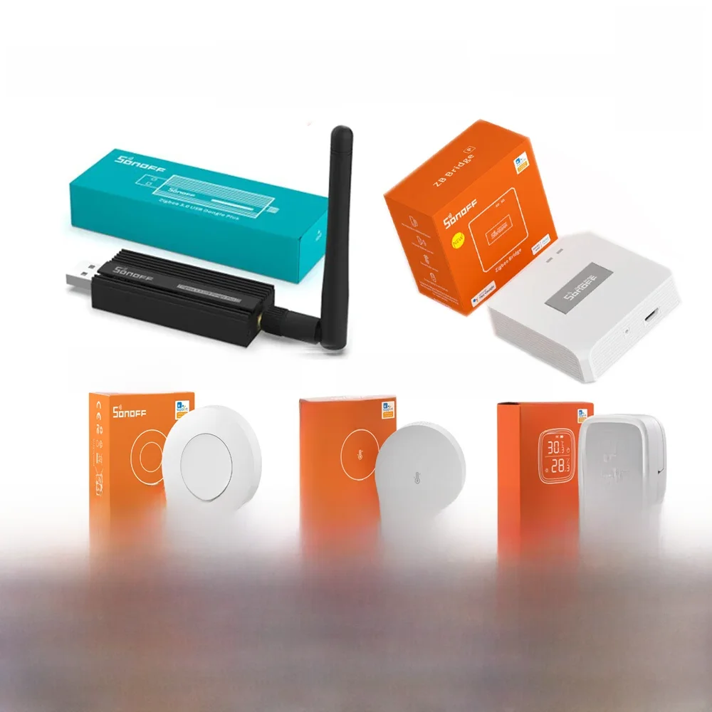 Sonoff ZBDongle-E Mostek Zigbee-P, Brama USB, Hub SNZB01P, Bezprzewodowy Przełącznik Zigbee SNZB02P, Czujnik Temperatury i Wilgotności SNZB02D — zdjęcie produktu 7