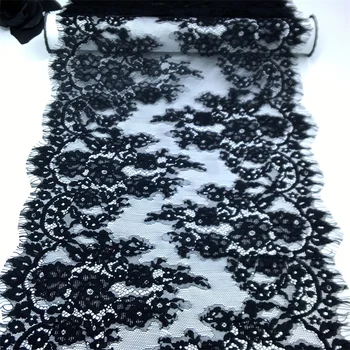 Neon Renk Kirpik Dantel Trim DIY Lingerie Dikiş Aksesuarları Elbise İğne Çalışması için Fransız Chantilly Dantel Kumaşlar