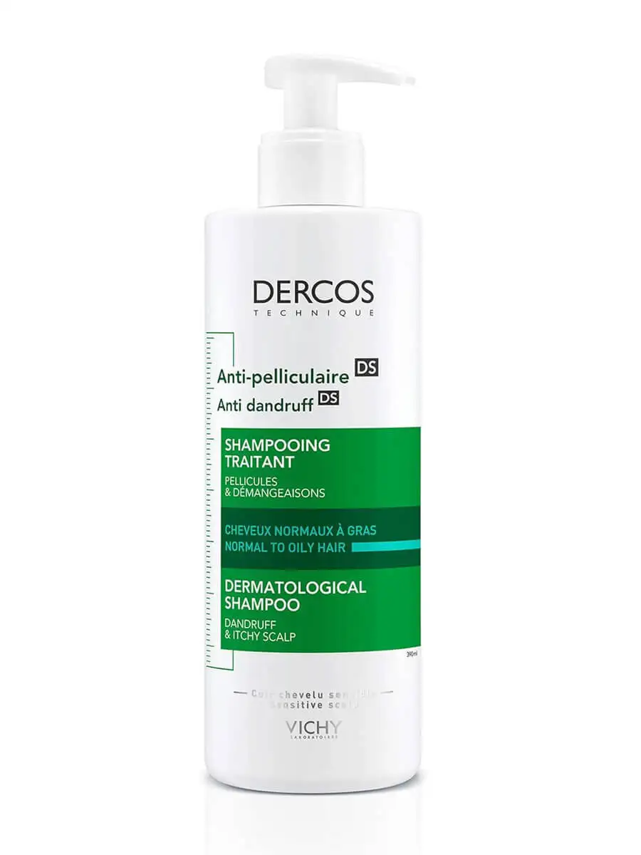 Vichy dercos 390ml fat anti-dandruff shampoo-eliminates dandruff without irritating the scalp