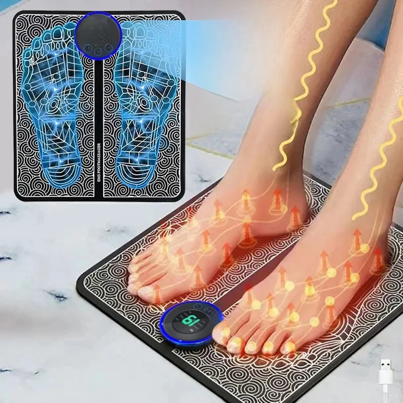 Coussin de Massage électrique des pieds, masseur musculaire, entraîneur de Relaxation pour Massage, Fitness, Sport de plein air, maison, famille, relaxation
