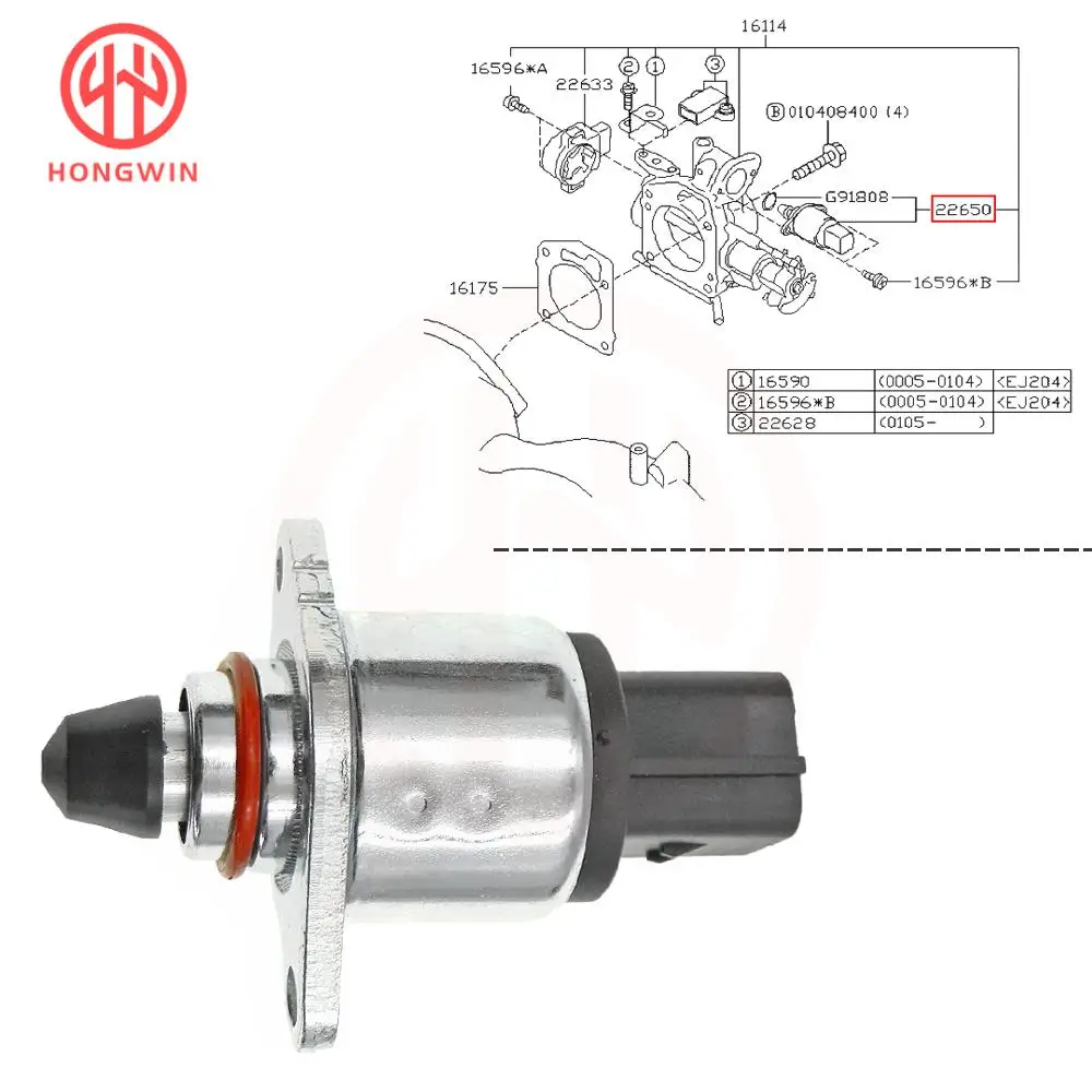 Idle Air Control Valve for Subaru Impreza 1993-2000