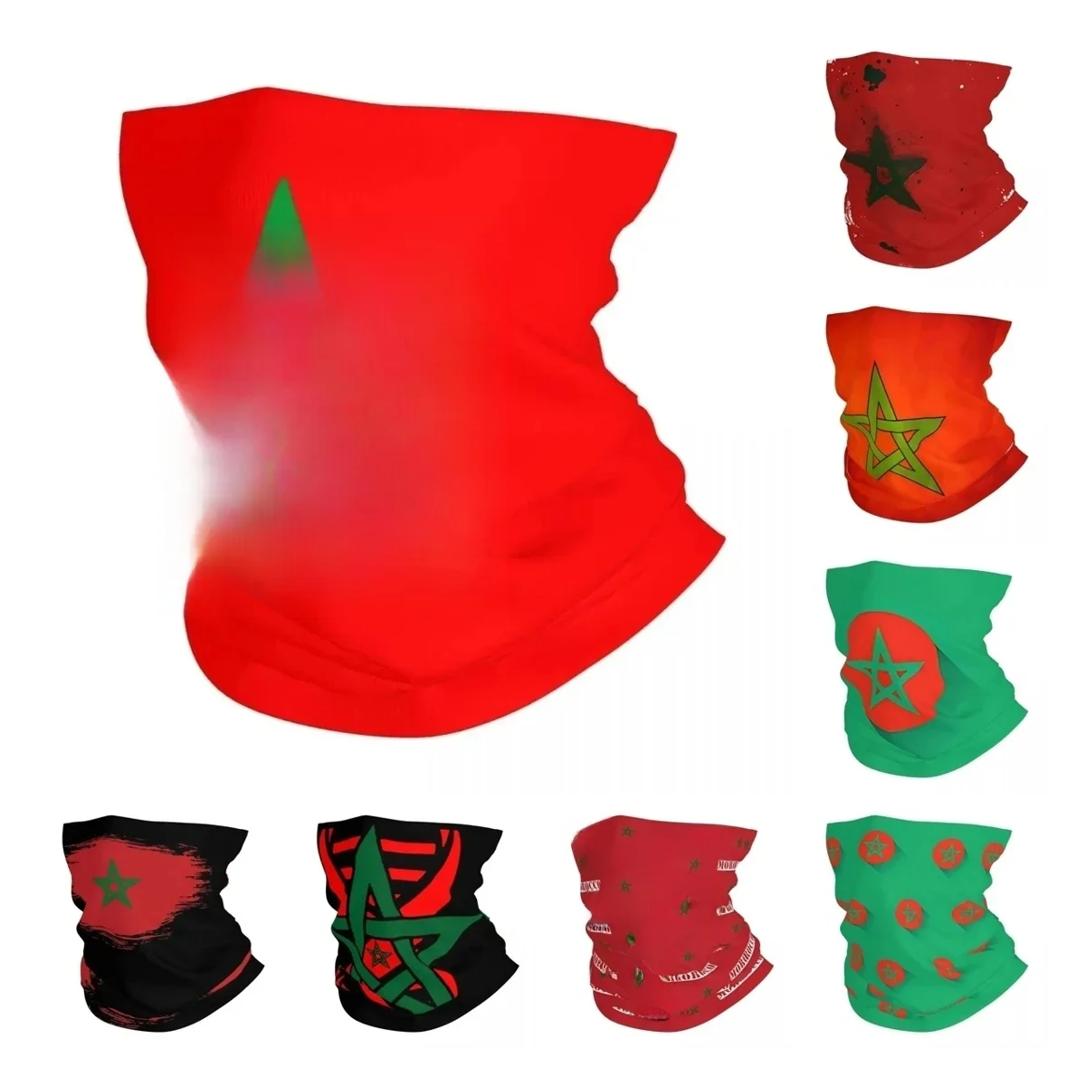 Masque cagoule imprimé The Feel of Marocain pour adultes, écharpe, bandana, cou, chaud, vêtements de sauna, unisexe, équitation, toutes saisons