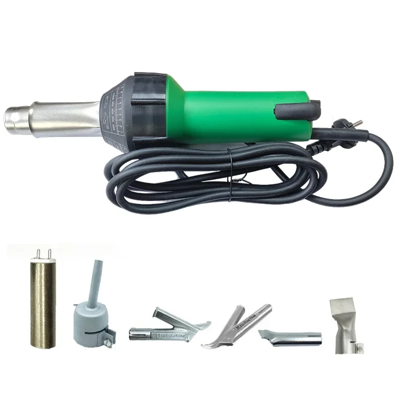 220V 1600W Automatic Handheld Plastic Welding Gun Hot Air Torch Heat Gun Welder for PVC Vinyl Floor PP PE Plastic Repair