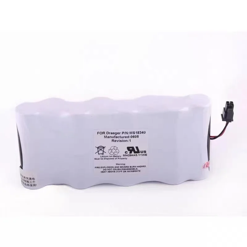

Replacement Battery for Drager Vista Infinity Delta MS14490 Monitor SC6002XL, AS36059, MS14234 MS14490 MS18340 SC6002XL 14.4V/mA
