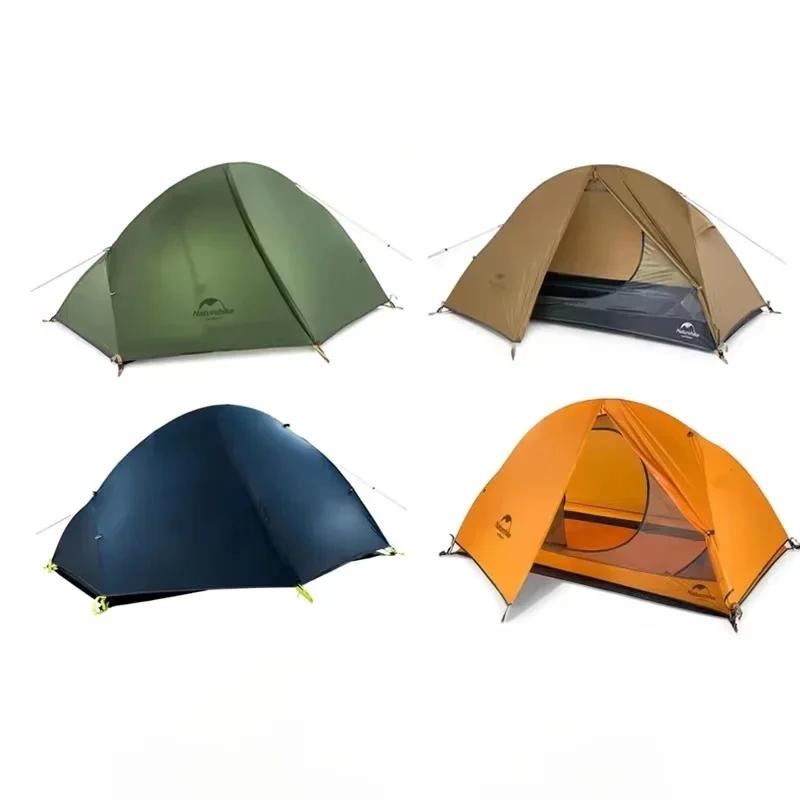 AliExpress Naturehike Camping Ultralight Tent Travel 1Person Cycling Tents 20D Nylon Waterproof Portable Backpacking Tent Camp Hiking Tent