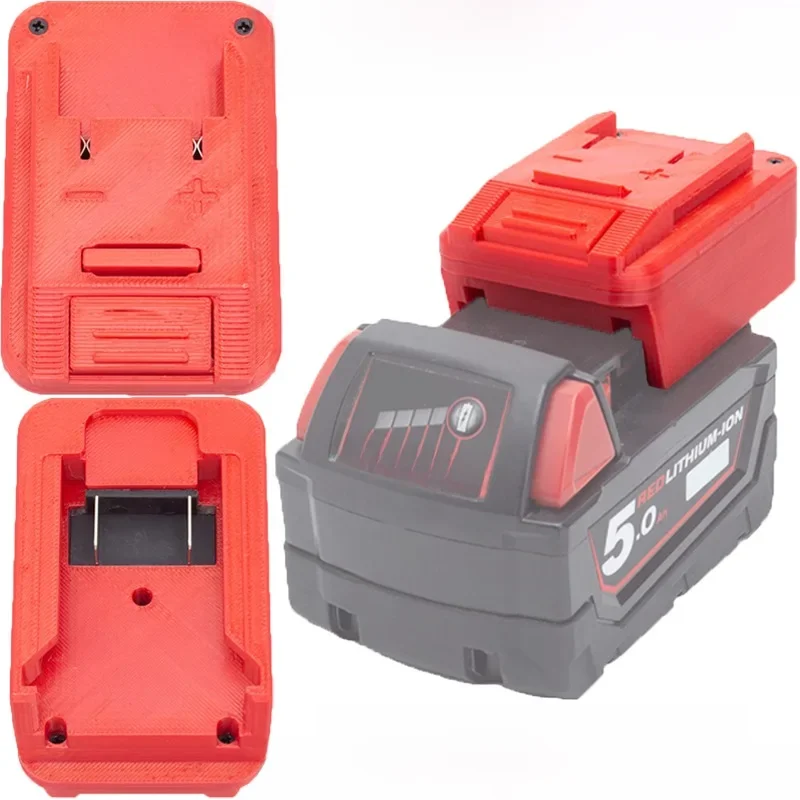 Adaptateur de batterie pour outils Einhell x-change/Ozito 18V, conversion pour Milwaukee 18V Li-Ion, convertisseur de batterie,