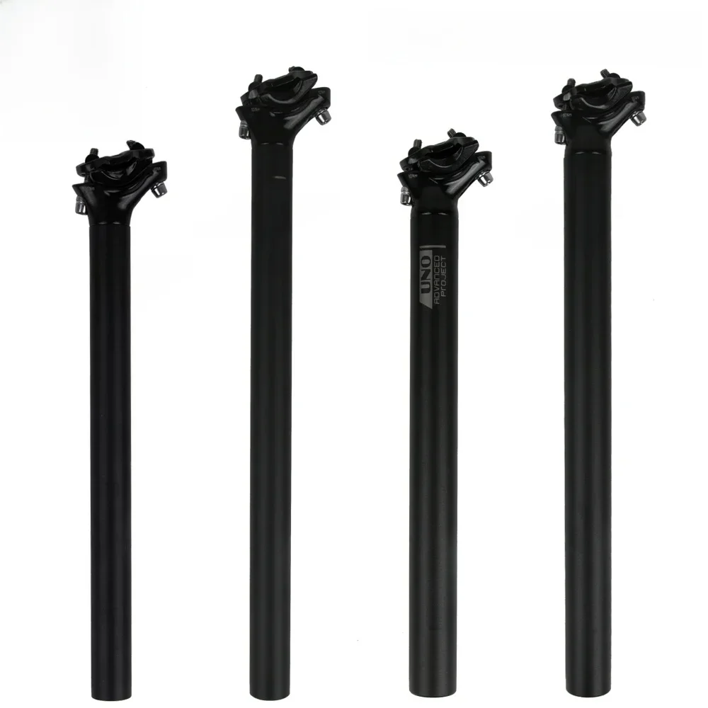 AliExpress UNO Mountain Bike Seatpost 27.2/30.9/31.6MM 350/400MM Seat Post Tube Aluminum Alloy MTB Road Cycling Bicycle SeatPost Bicycle Pa