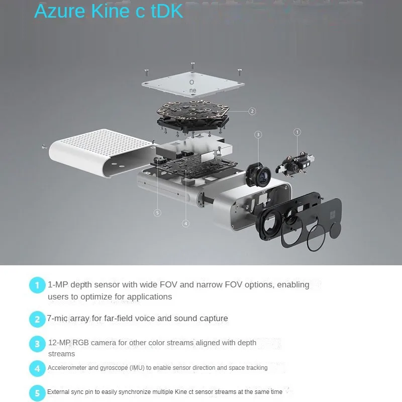 Kit de desarrollo de cámara estéreo inteligente Azure Kinect DK, Original, envío rápido, 2022