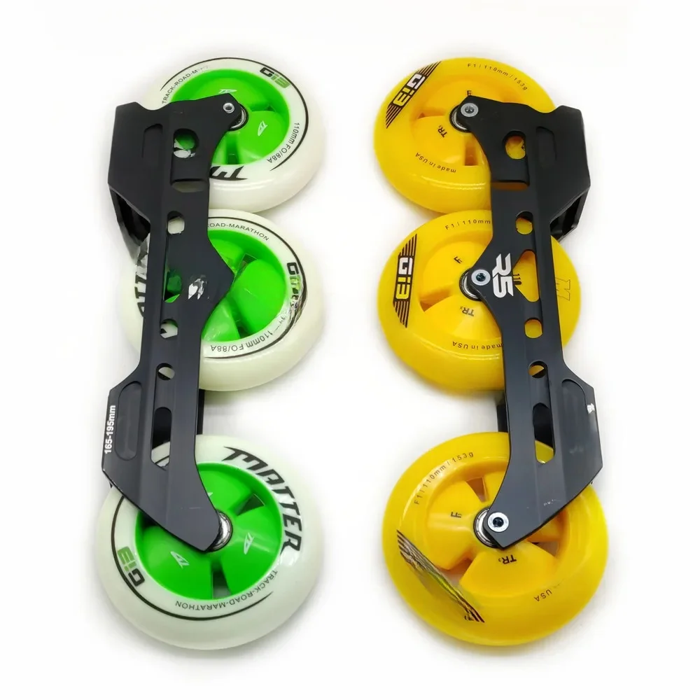 [3X110mm 110mm] prędkość łyżworolki rama do przyspieszania jazdy na łyżwach, kompatybilny z Powerslide Pleasure Tools Slalom FSK — zdjęcie 2