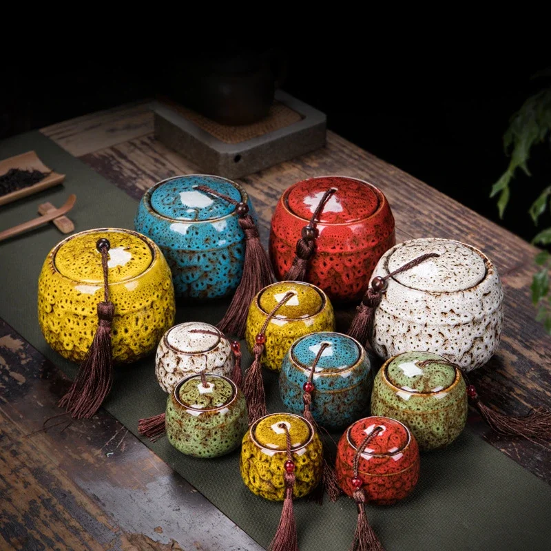 Boîte commémorative en céramique de nouvelle couleur, Pot scellé d'urne pour animaux de compagnie, grand cercueil souvenir, Pot en porcelaine, stockage des cendres humaines, porte-enterrement