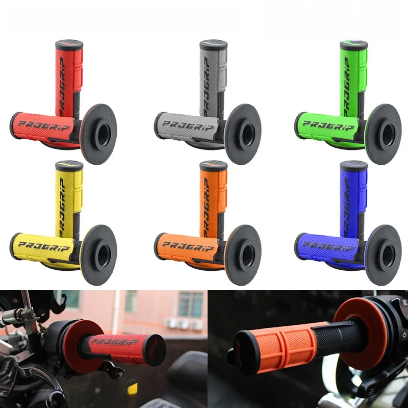 AliExpress NONE 7/8 "22 24mm Motorcycle Grips Handle Bar For KTM YAMAHA Universal Pit Bike Motocross Motorbike Rubber GEL Grip 6 Colors