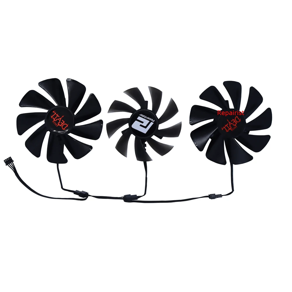 

3Pcs/Set ,Graphics Cards Fan,VGA Cooler,DIY GAA8S2U GA91S2H,For Powercolor Red Dragon AX RX 6950 6900XT RX6800 16G,6700 12GB