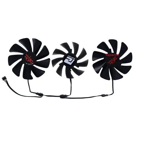 3Pcs/Set ,Graphics Cards Fan,VGA Cooler,DIY GAA8S2U GA91S2H,For Powercolor Red Dragon AX RX 6950 6900XT RX6800 16G,6700 12GB