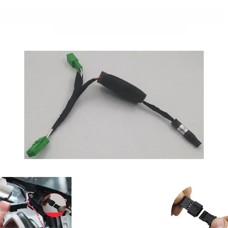 Czujnik deszczu kabel zasilający Plug and Play dla wideorejestrator samochodowy kamera na deskę rozdzielczą wideorejestrator dla Volvo XC60 XC90 XC40 S60 S90 V60 V90 V70 V40 — zdjęcie 2