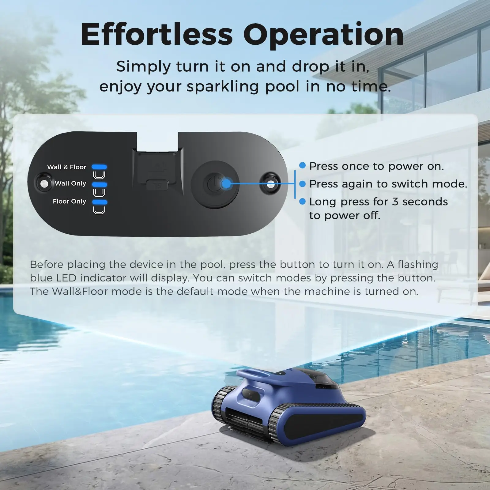 aspirateur robot piscine seauto – vue détaillée