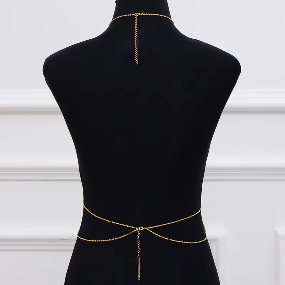 Moda modny łańcuszek biżuteria akcesoria seksowny prosty łańcuszek krzyżowy zintegrowany łańcuszek łańcuszek łańcuszek colar biżuteria prezenty dla kobiet