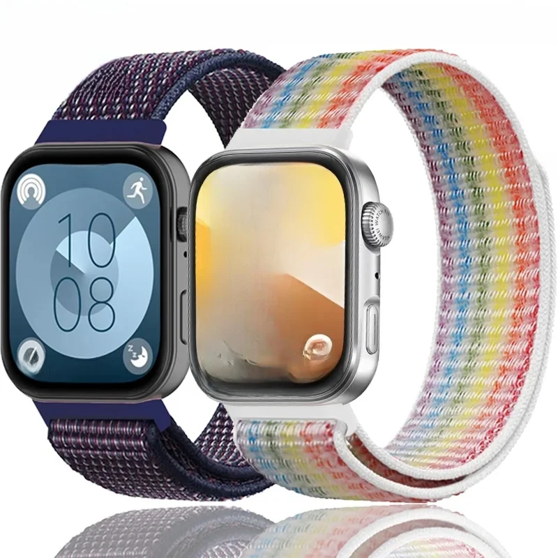 Bracelet en Nylon pour montre Huawei Fit 4/4 Pro, montre connectée de sport, respirant, accessoire pour Huawei Watch Fit 3 Correa
