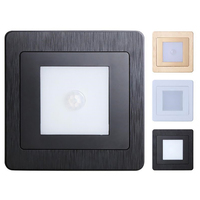 Wall Lamp Light Control+PIR Motion Sensor Stair Lights Led Footlight for Living Room Foyer Bedside Indoor Lighting  220V