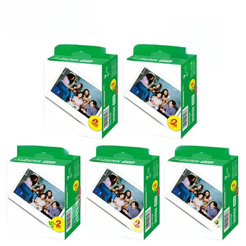10/20/40/60/80/100 arkuszy Fujiflm Instax Wide 400 Film Photo Paper 5 Inch Wide Format Wide 300 210 Wide Printer Instax Fim Paper — zdjęcie produktu 7