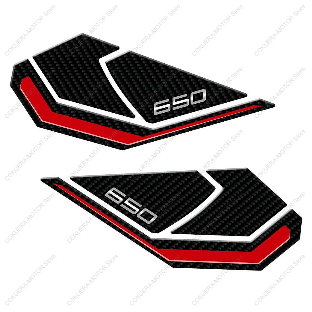 خزان الوسادة عدة ل Z650 Z 650 2025 دراجة نارية الملحقات خزان الوقود ملصق ثلاثية الأبعاد راتنجات الايبوكسي ملصق المضادة للانزلاق خدش الشارات ملصق