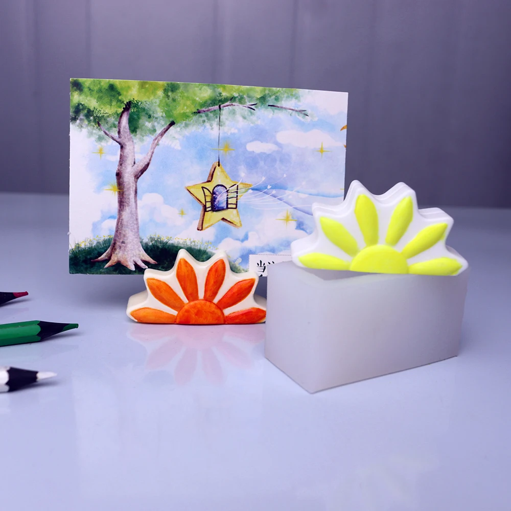 Year-end Clearance，Silicone Mold For Incense Insert And Card Holder Cement Handmade 3D Cute Business Card Holder Mould