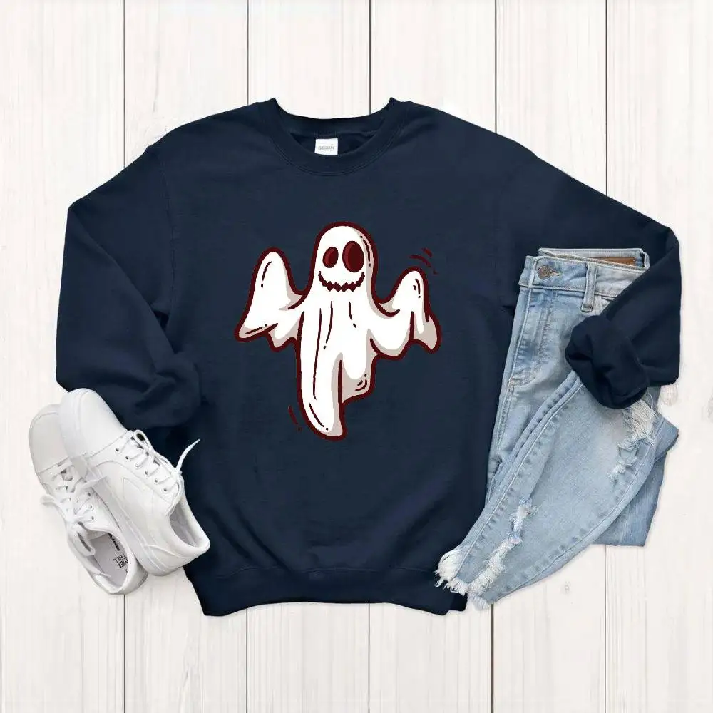 Sweatshirts Topkleding Halloween Vrouw Kleding Hoodie Y2K Grafische Oversized Streetwear Dames Trui Casual Losse Unisex Stijl