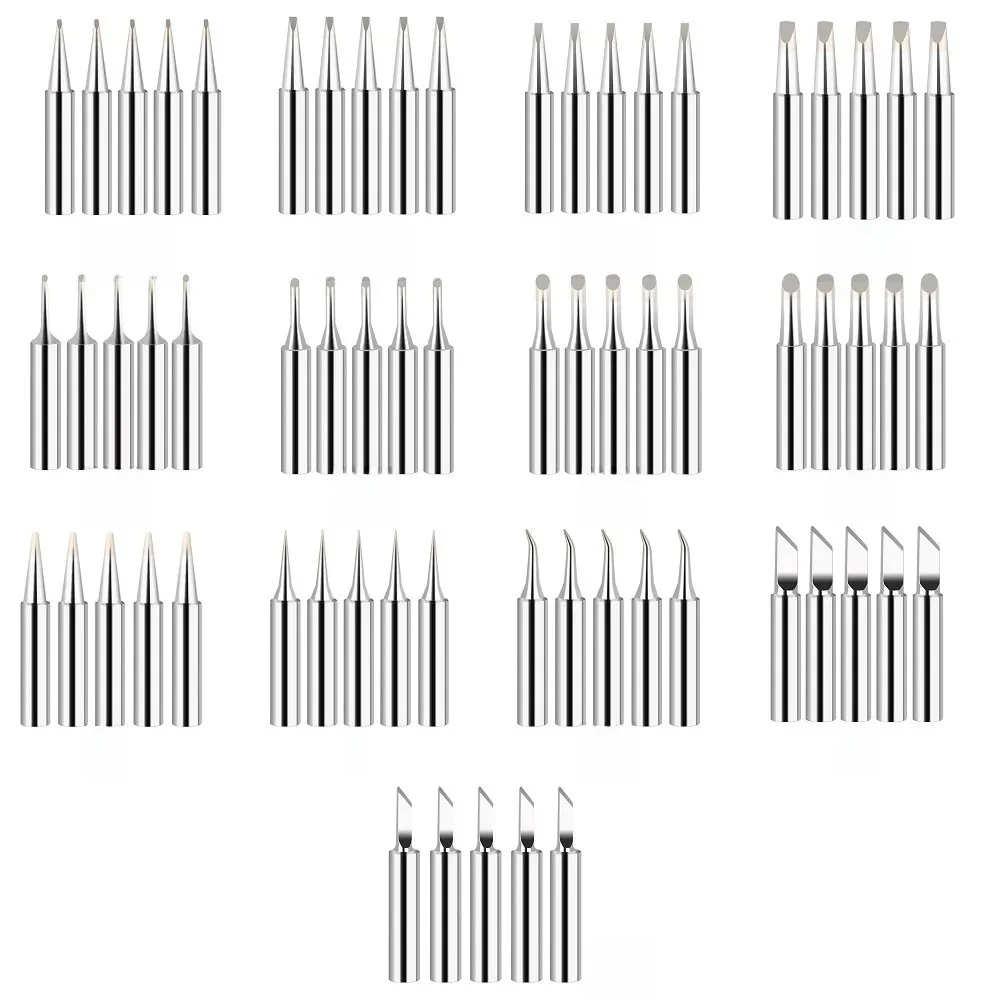 Pointes de fer à souder en cuivre 900M-T, 5 pièces, IS/I/B/K/SK/2.4D/3.2D/1C/2C/3C/4C, tête de pointes de soudage sans plomb