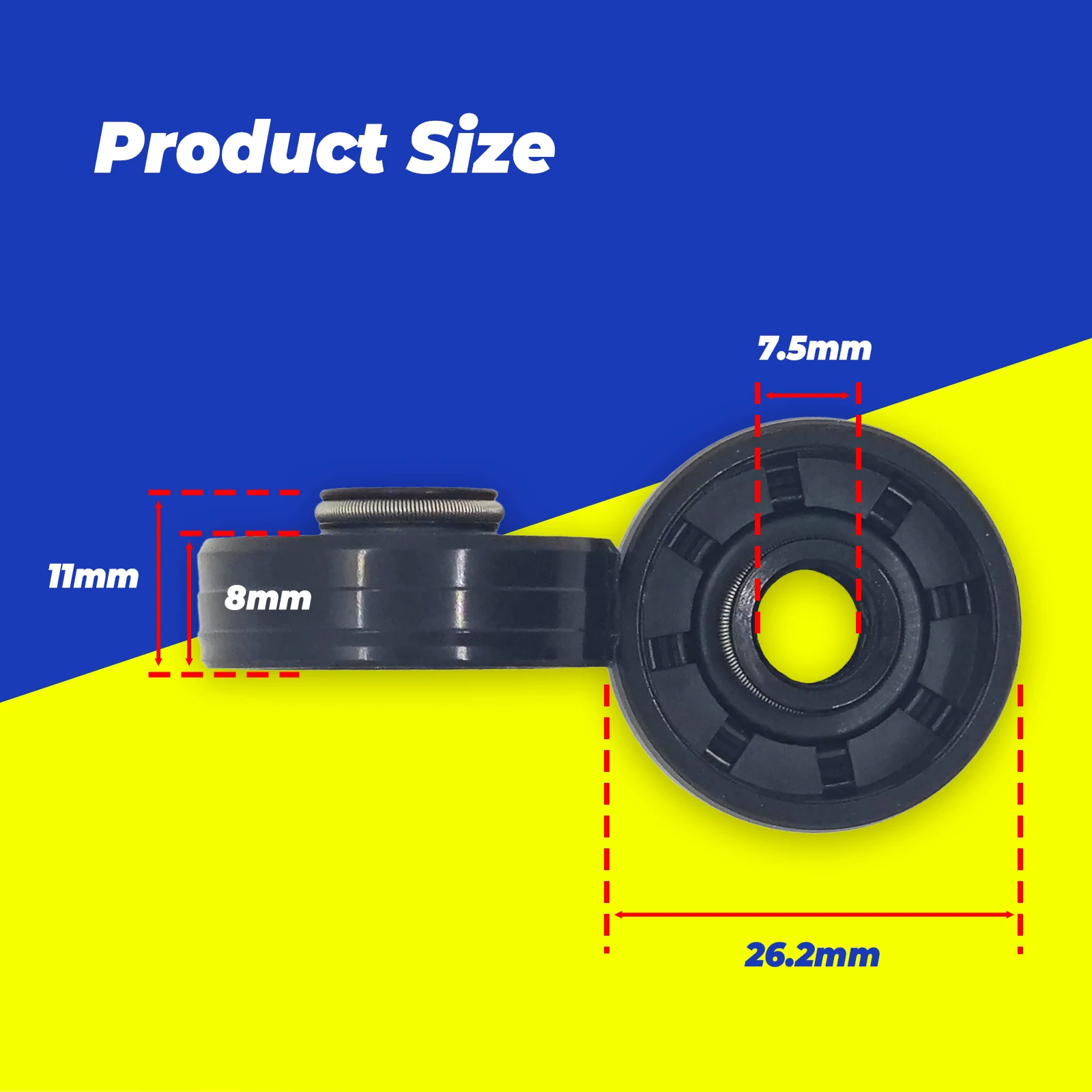 Dishwasher Motor Sealing Gasket Shaft Oil Seal 20C258 N7551 for Midea Samsung Gorenje Hansa Korting Candy Hoover Amica Brandt
