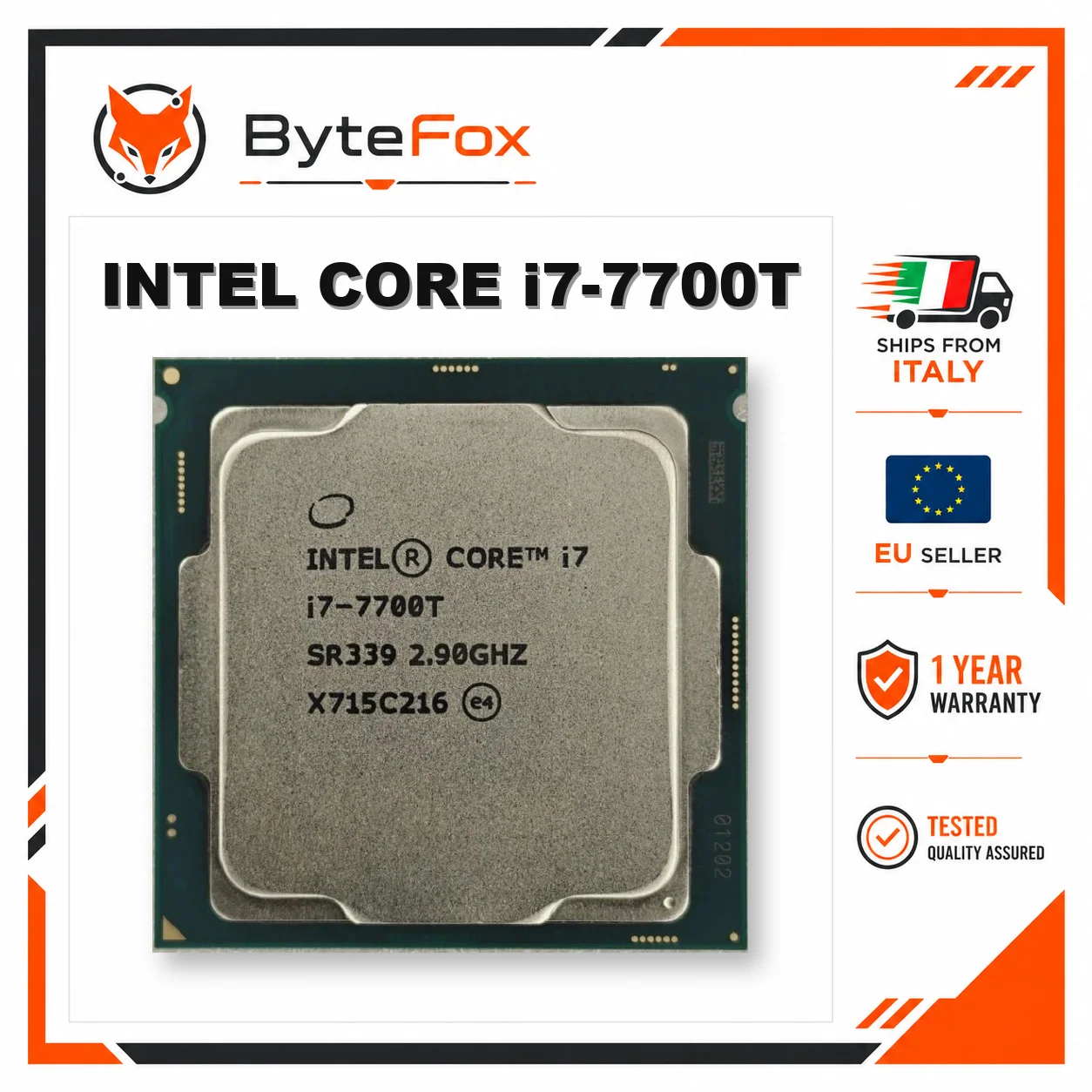 Processeur Intel Core I7-7700T 2,9 GHz 4 cœurs 8 threads I7 7700T CPU pour ordinateur serveur LGA1151