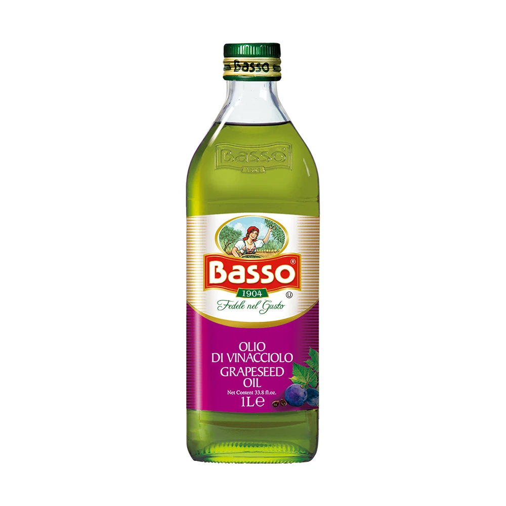 Basso grape seed oil 1L x 2 pieces