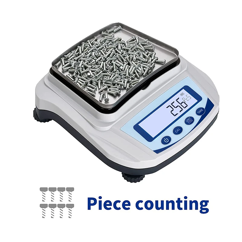 2kg High Accuracy Laboratory Balance Digital Jewelry Scales Support RS232C Interface Connect Printer Computer Data Output