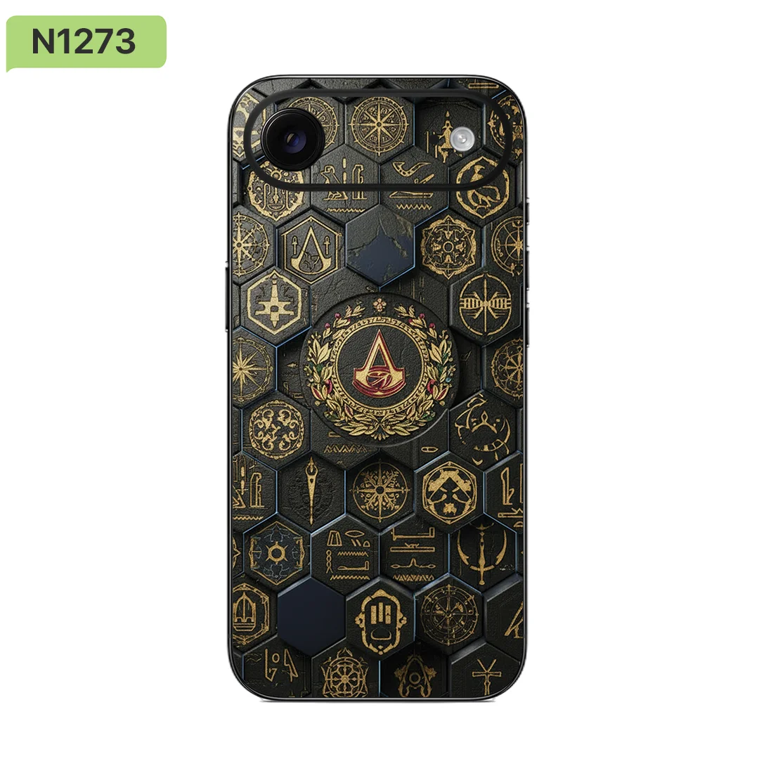 شارات تغليف الجلد لهاتف iPhone 17 Air - مجموعة Nexa Skins IA046 - ملصقات فينيل للهاتف المحمول