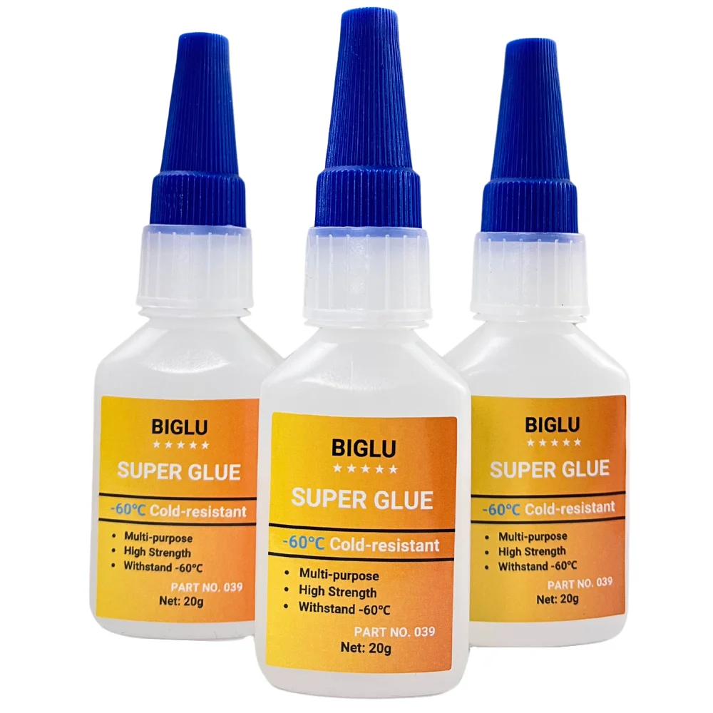 BiGLU-Adesivo Transparente Líquido Forte, Super Cola Instantânea Rápida, Resistente ao Frio, Multiuso,-60 ℃