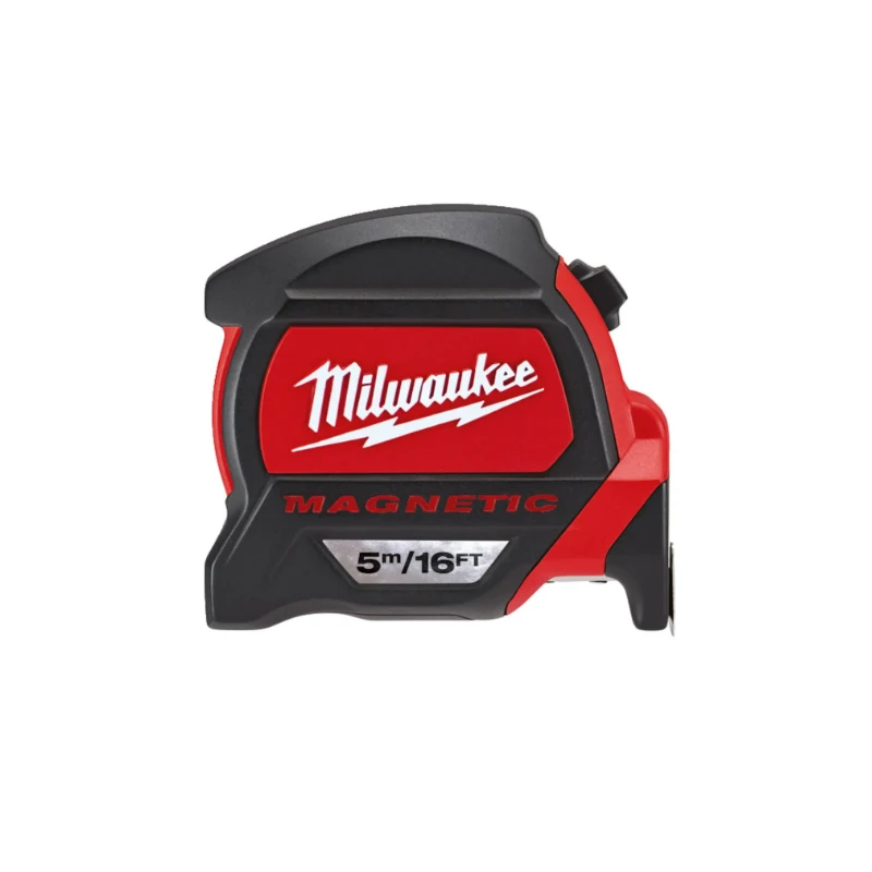 

Milwaukee 5m Magnetic Stainless Steel Tape Measures Building Construction Hand Tools Laser Meter Ruler Instruments