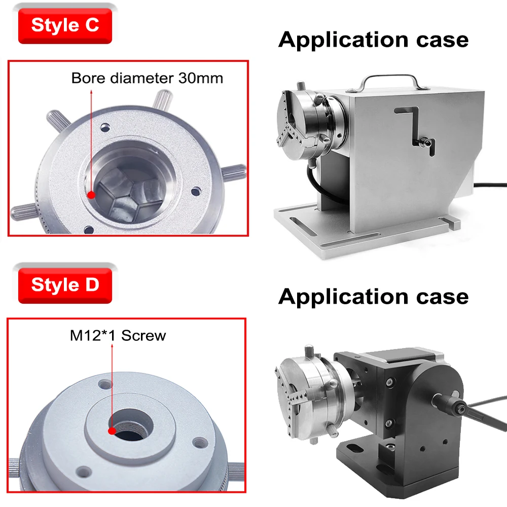 DIGRAY D69 Auto Lock Rotary Attachment CNC Router Laser Engraving Machine Rotary Axis Chuck for Ring Bracelet Jewelry Marking.