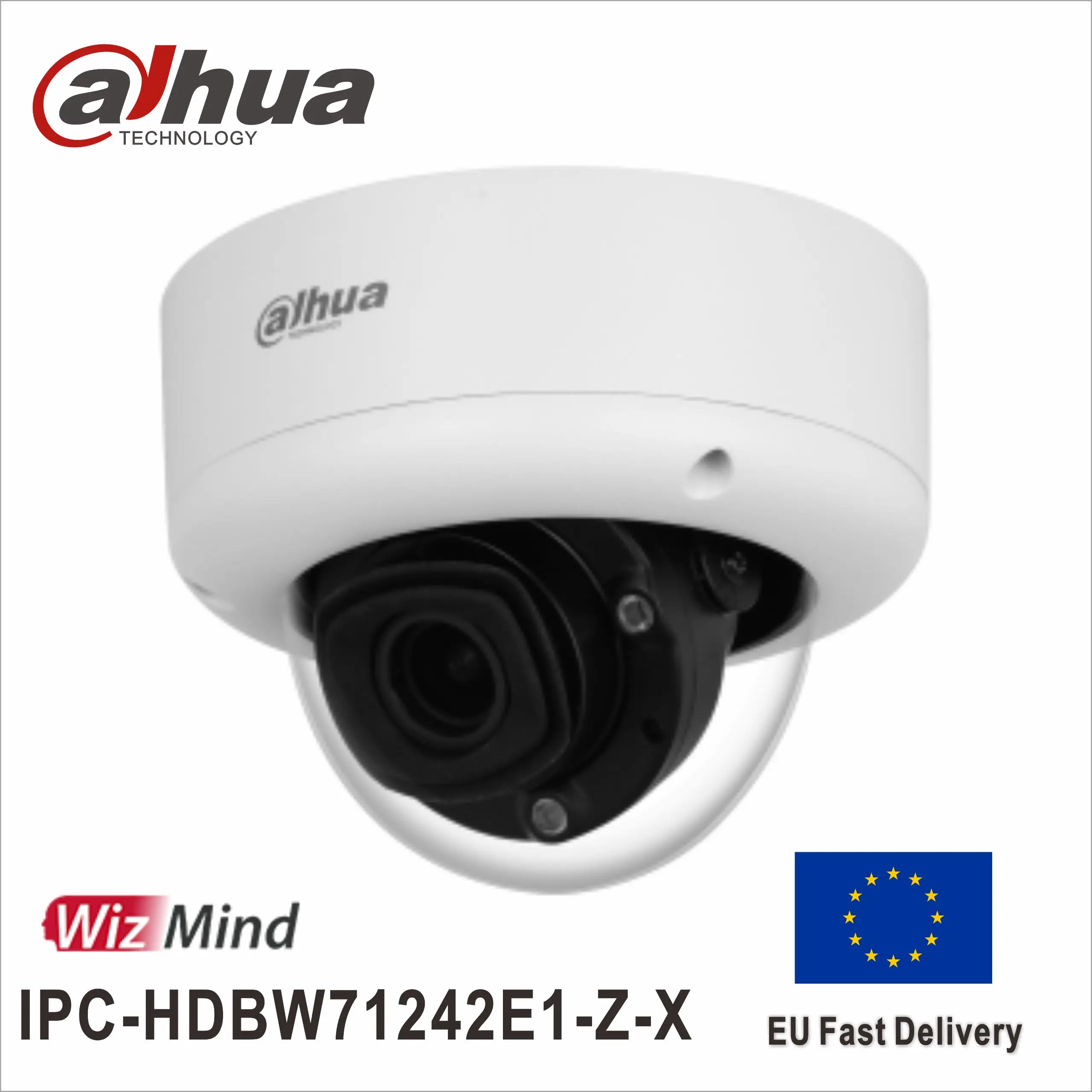 Dahua IPC-HDBW71242E1-Z-X 12MP IR Dome WizMind Network Camera