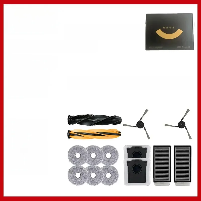 Original gift box for dreame x50 ultra X40 Plus  robot vacuum cleaner accessories main brush side brush filter, mop, dust bags