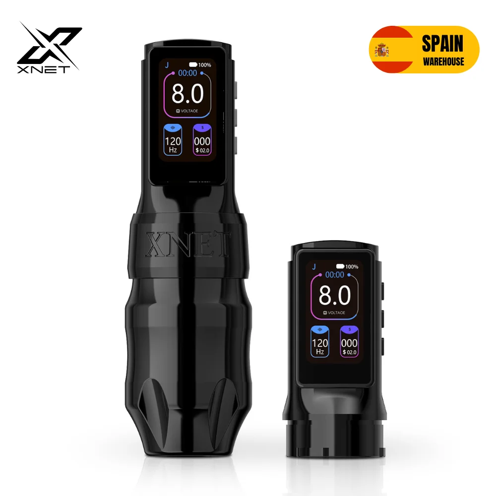 Xnet Titan Max Machine à tatouer sans fil stylo rotatif moteur sans noyau 2400m batterie à écran tactile multifonction 1-12V pour tatoueur