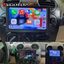 Car Audio Android 13/14 Autoradio GPS For VOLKSWAGEN VW BEETLE 2000-2012 Car Radio Automotivo Multimidia CarPlay Stereo DSP