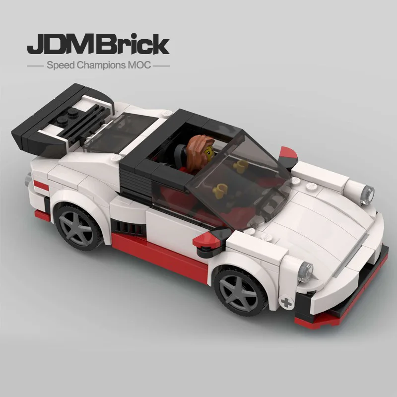 MOC-84447 Building block toy assembly car model Legendary speed supercar children's creative assembly small particle car model