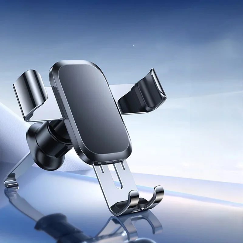 Baseus Metalowy uchwyt samochodowy na telefon Grawitacyjny stojak na telefon Air Vent Uchwyt samochodowy Stojak na iPhone Xiaomi Samsung Huawei Realme Moile Phone — zdjęcie produktu 7