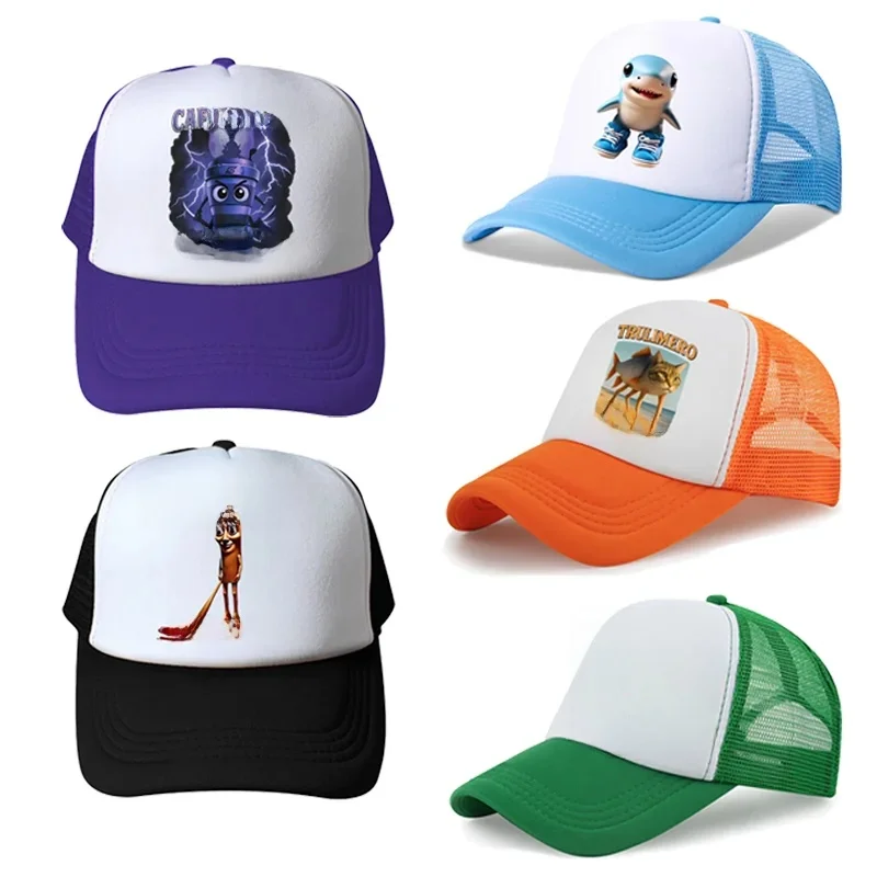 Casquette de Baseball cerveau italien Anime jeu populaire Tung Tungtung Sahur hommes chapeau été réglable Telala drôle requin coiffure cadeau