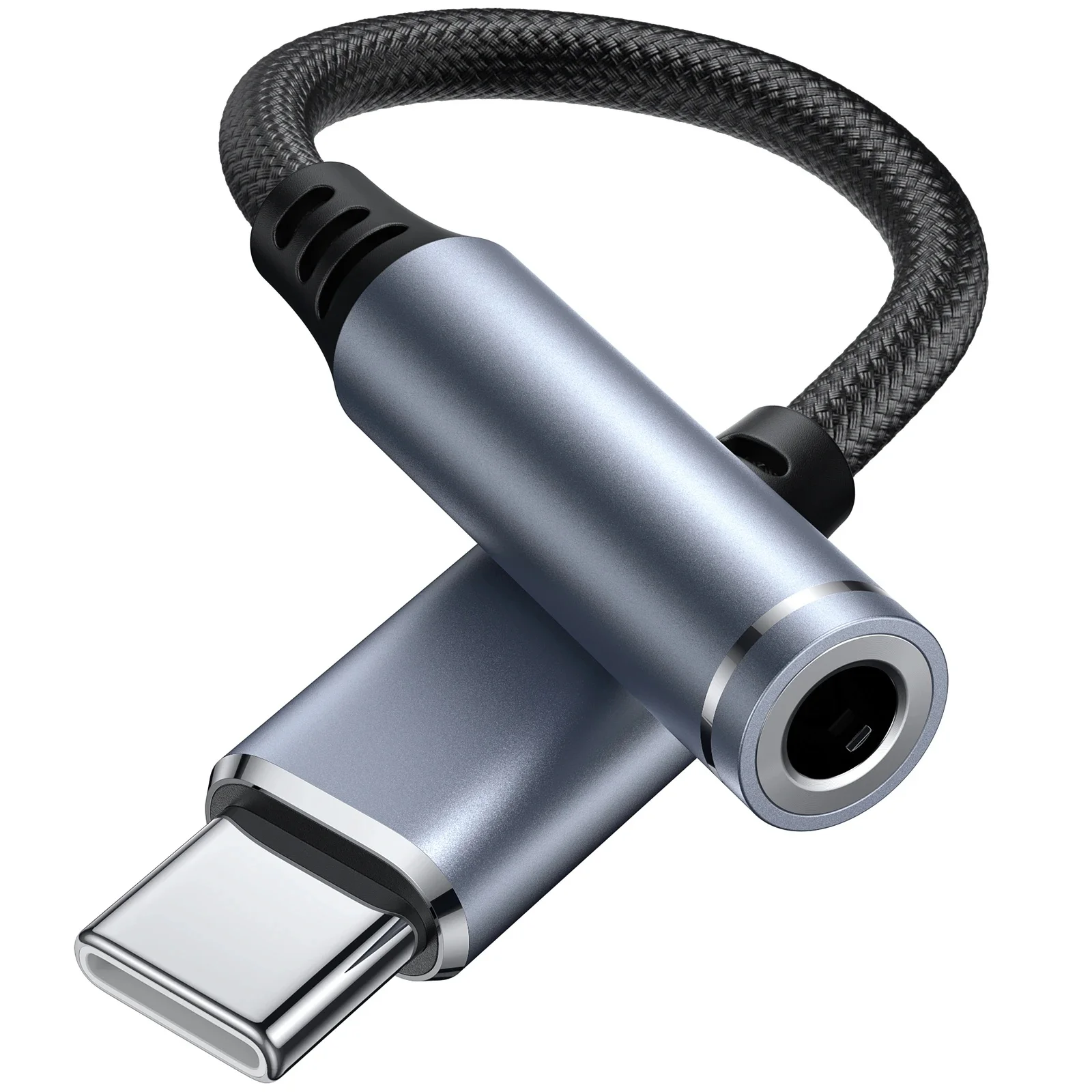 Type C naar 3,5 mm jack oortelefoonadapter USB-C 3,5 mm audiokabelconverter voor IPhone 15 15 Pro MAX Samsung Galaxy Huawei Xiaomi - afbeelding 2